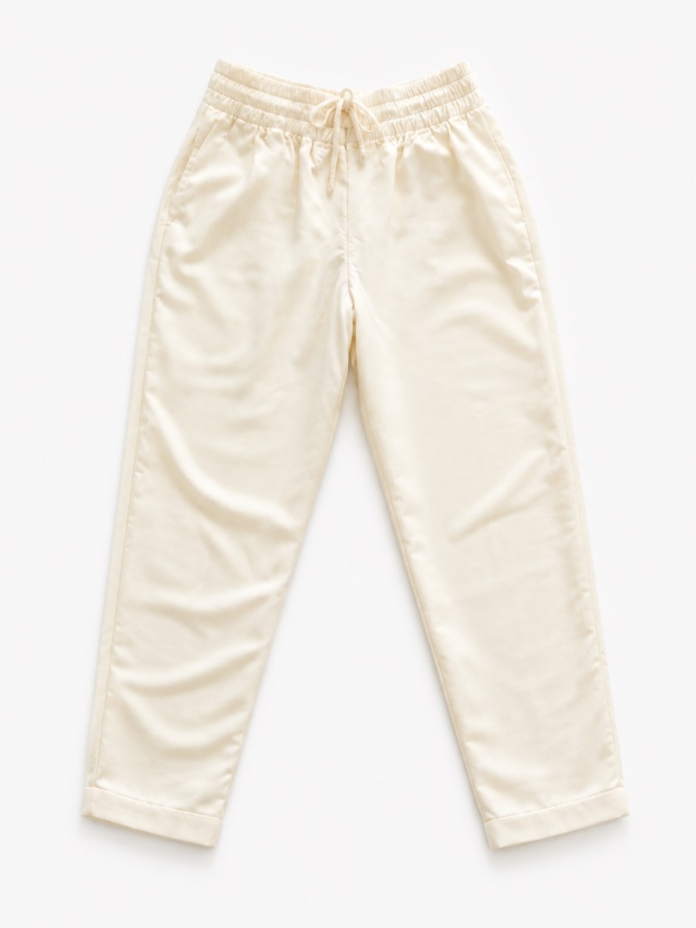 IPEKYOL Basics Off White Drawstring Pants Size 34